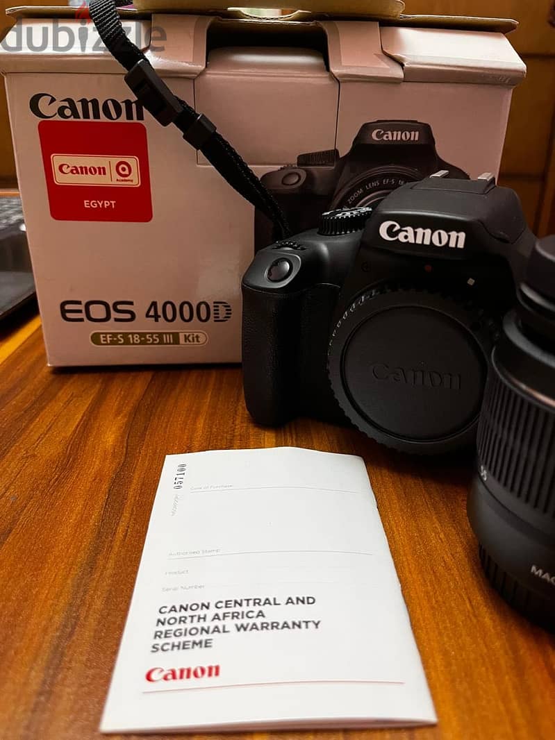 Camera Canon Eos 4000D 3