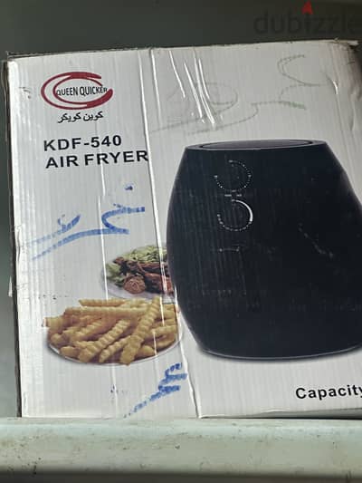Air fryer Queen quicker 3 litter 1800 watts اير فراير كوين كويكر ٣ لتر