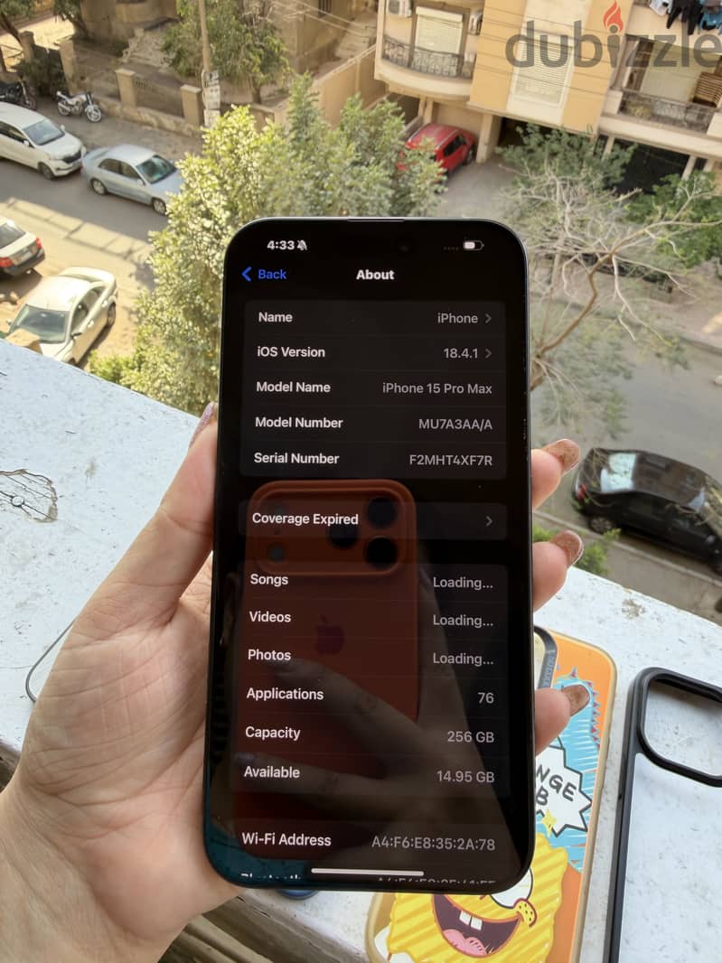 iPhone 15 pro max  256 4