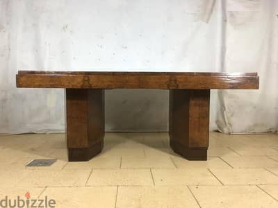 ترابيزة سفرة آرت ديكو فرنسي أصلية خشب ماهوجني (Mahogany) Antique Table