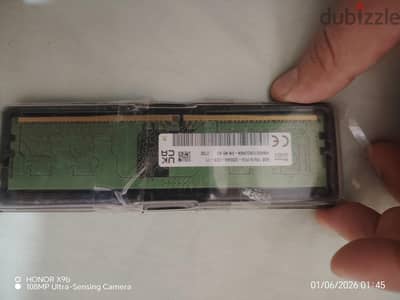 رام DDR4 سعة 4 جيجا SK hynix بسرعة 3200MHz للكمبيوتر المكتبي