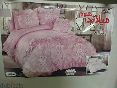 مفرش سرير  جديد بالكرتونه ينفع عروسه