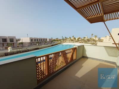 Luxurious chalet for sale in Playa Ghazala. Enjoy an amazing summer in one of the most luxurious compounds, full lagoon view and 5-star finishing