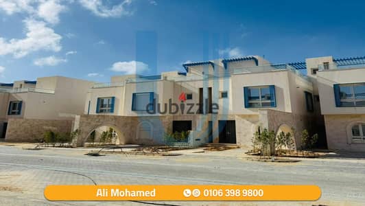 شاليه 115م للبيع - الساحل الشمالي - نايا باي - فيو Pool & Land Scape