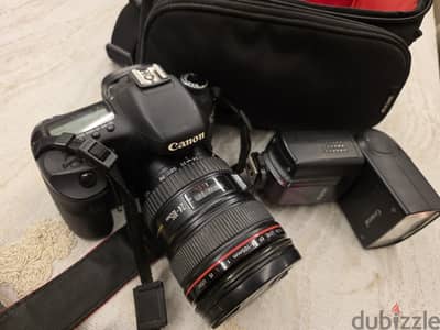 Canon 7d + Lens 24-105 + Godox TT560