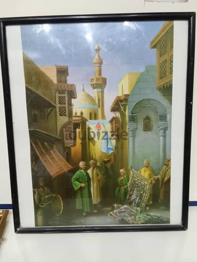 لوحات قديمه الفنان سيد رباح شانشيل