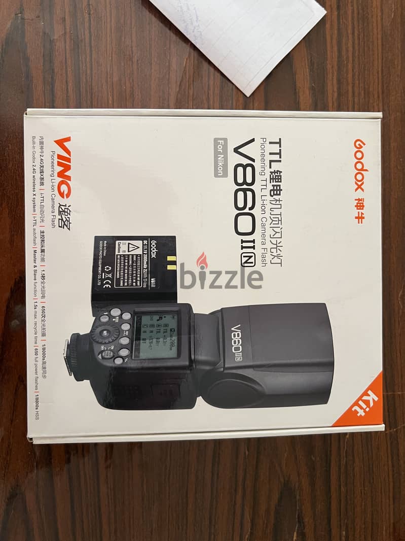 Flash Godox v860 ii - nikon 3