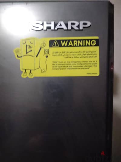 ثلاجة SHARP  ستانلس 396 لتر