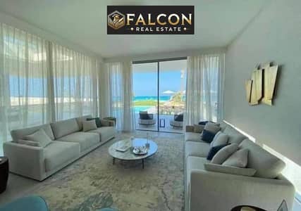 Amazing panoramic Sea view 2BR chalet opposite Al Alamein Towers for sale Lowest down payment next marina & marassi mins to Hacienda north coast