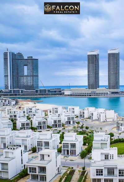 استـــلم الان بمقدم 700الف !! شالية متشطب فيو علي البحر و الابراج العلمين - الساحل الشمالي NORTH COAST