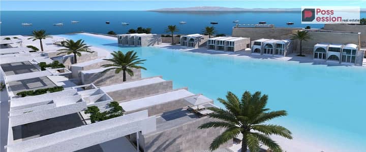 فيلا مستقلة  للبيع على البحر seaview في العين السخنة في il monte galala استلام سنة