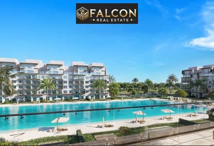 147 sqm Lagoon View Apartment for Sale in Lagoons, New Alamein, opposite Alamein Towers and next to the Heritage City.