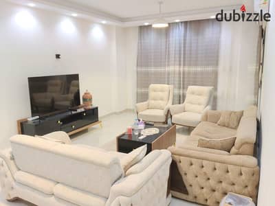 شقة مفروشة بجاردن للإيجار بالرحاب | 129م + 100م جاردن | المرحلة السابعة الجديدة | فرصة مميزة