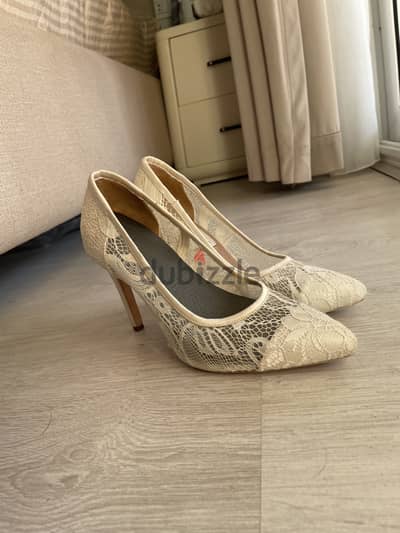 Bridal White Heels