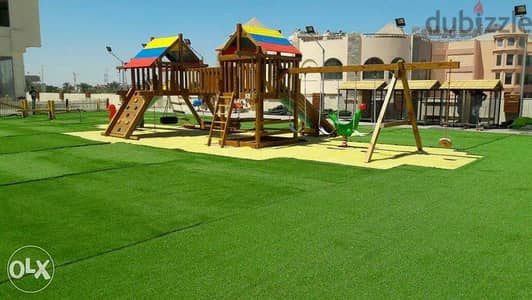 لعبة ملاهى حشبية 3 متر فى 9 متر كيدز اريا من شركة دهب