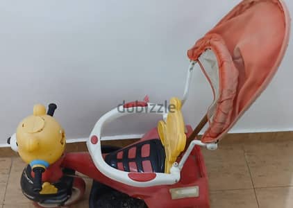 عجله اطفال بمقبض للكبار