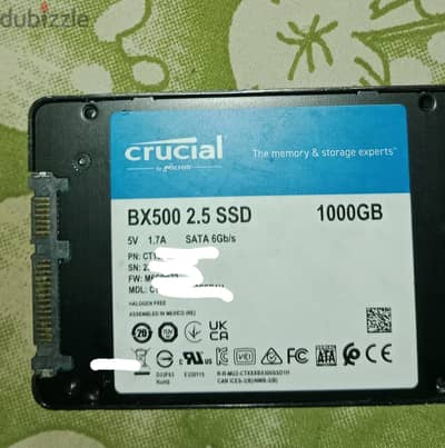 ssd 1 tera  اس اس دى 1 تيرا هارد ديسك