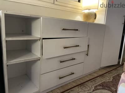 White Wood Buffet