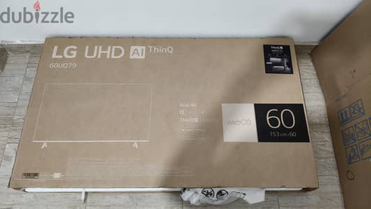 للبيع شاشه سمارت بالذكاء الاصطناعى Lg 60 بوصه كسر زيرو بالضمانيرو