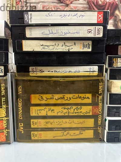 عدد٧٠ شريط فيديو وارد السعوديه  بسعر١٠٠٠ج