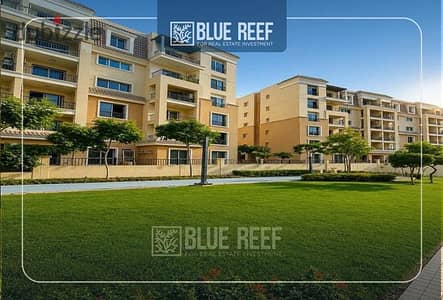 Corner Apartment for sale,  Ready to move open view at the lowest price inside Sarai Compound