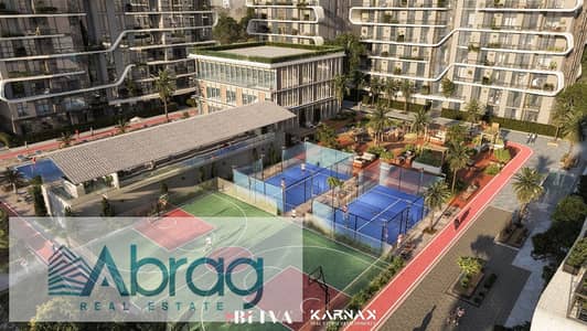 Apartment for sale, 69 sq m, with a garden and a stunning view. 10-year installment plan with equal monthly payments in Sheikh Zayed.