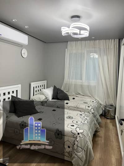 Furnished apartment in Sheraton Airport Ultra Super Lux near City Stars and City Center Al Maza, hotel mattresses and hotel finishing on a main street and close to all services