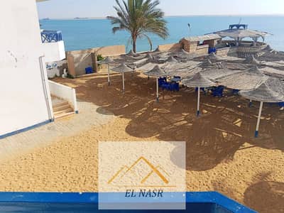Hotel chalet for rent, fully air-conditioned, first row directly on the beach, in the best villages of Fayid
