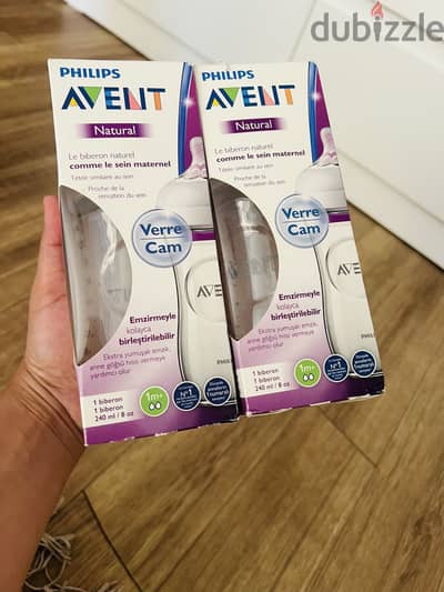 Philips Avent Natural glass bottles
