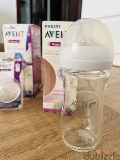 Philips Avent Natural glass bottles
