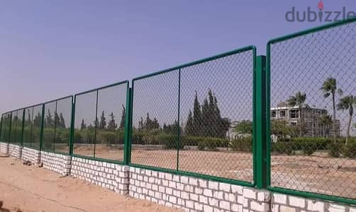 أقوى سور سلك شبك لحماية المزارع والأراضي (توريد وتركيب بخصم خاص)