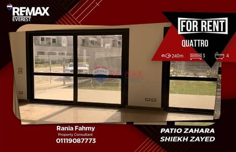 Quad Villa for Rent in El Patio El-zahraa Compound