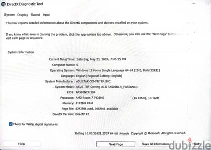 asus gaming tuf a15