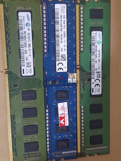 Ram ddr3 12G 3×4 1600-1333 رامات