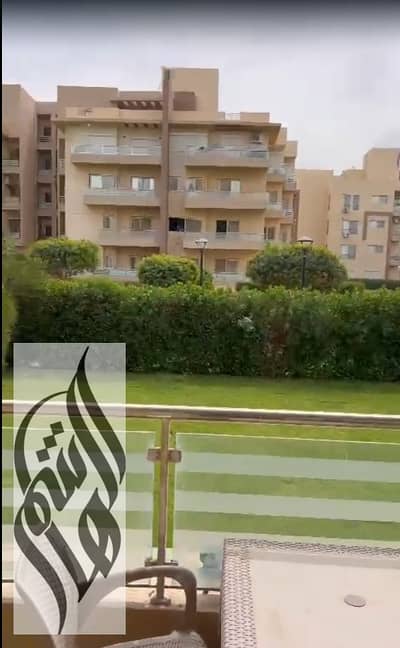 230 sqm apartment with 120 sqm private garden, 3 bedrooms, near BUE & Suez Road, wide open garden view, exceptional price. 