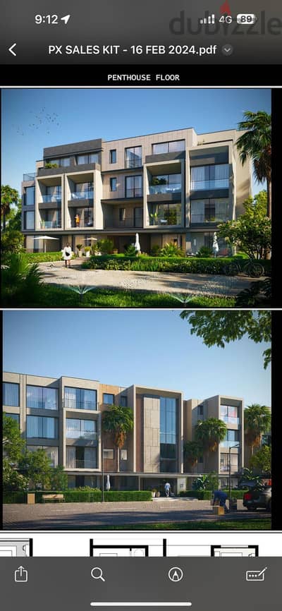 Palm Hills PX Penthouse 1BD