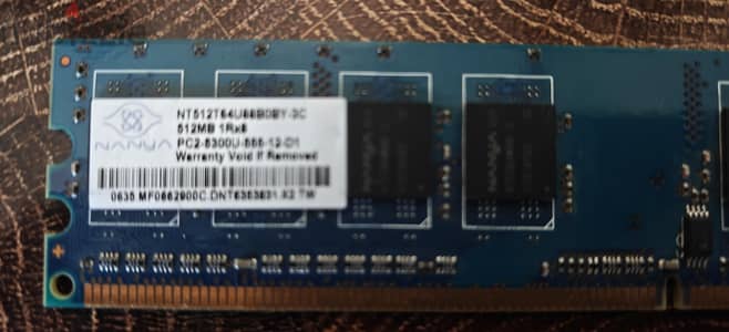 512MB DDR2 RAM