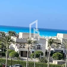شاليه أرضي للبيع في مارينا 1 مراسي فيو بحر