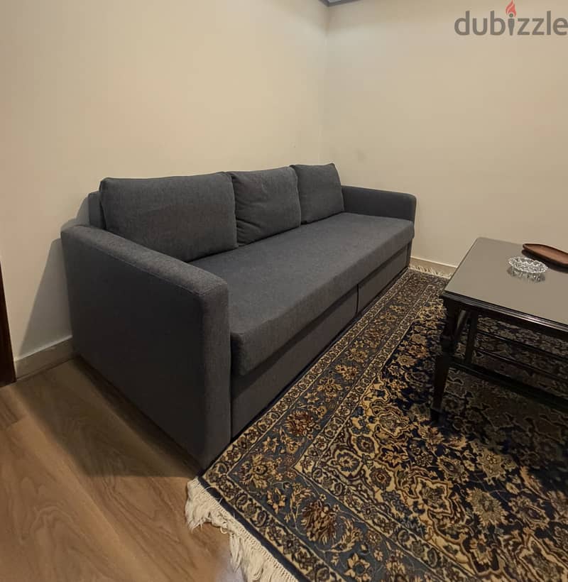 Ikea sofa bed - grey 1