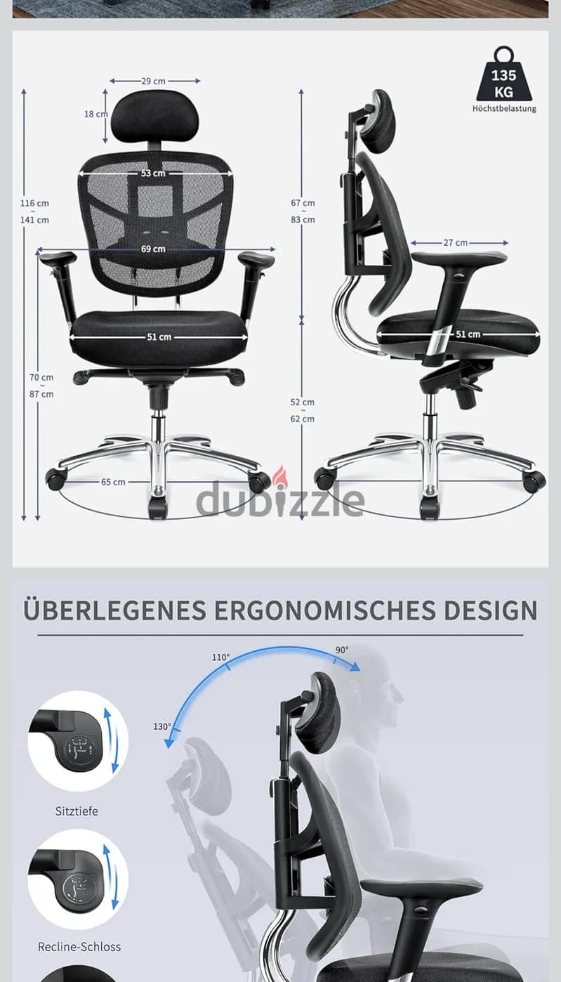 Ergonomic desk chair 5