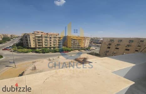 Roof for Sale in Al Narges Buildings with Super Lux Finishing and Open North-Facing View