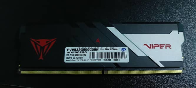 رام 16 جيجا DDR5 6000HMz ( قطعة واحدة )