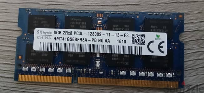 اتنين رام ddr3 كل رام ٨ جيجا