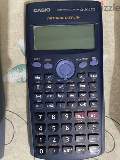 اله حاسبه كاسيو Casio FX 500 ES بالكرتونة والكتالوج