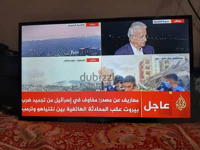 شاشة 32 ATA عادية مش سمارت، معاها ريموت والحالة ممتازة