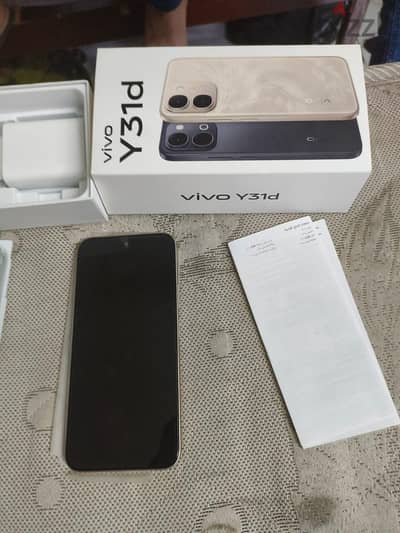 بيع تليفون vivo y31d كسر زيرو استعمال اسبوعين ومعاه الضمان