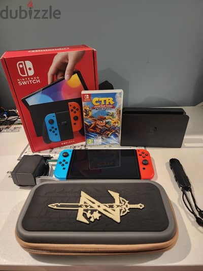 Nintendo Switch OLED + Crash Team Racing