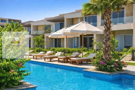 Chalet for sale in بوهو العين السخنة  with a view of the sea – immediate delivery fully finished super lux at a very special price