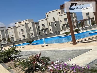 Chalet for sale 115 sqm ground floor with garden resale ready to move prime location lowest price in the market in Amwaj North Coast