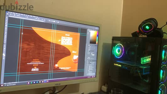 Gaming pc ryzen 5 4500 + rx 590 8gb + 16 gb ram